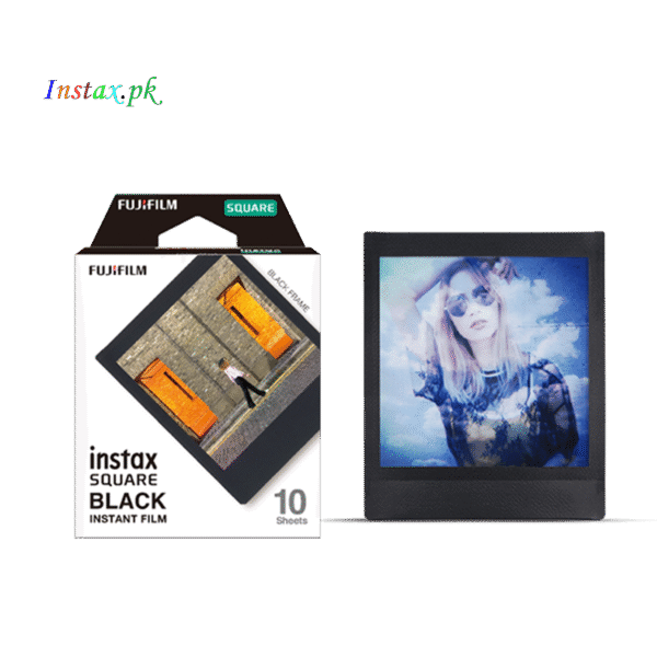 Instax Mini Square Black Instant Film (10 Sheets)