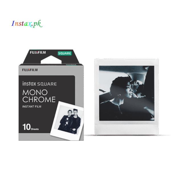 Instax Mini Square Monochrome Instant Film (10 Sheets)