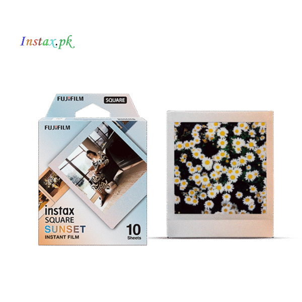 Instax Mini Square Sunset Instant Film (10 Sheets)